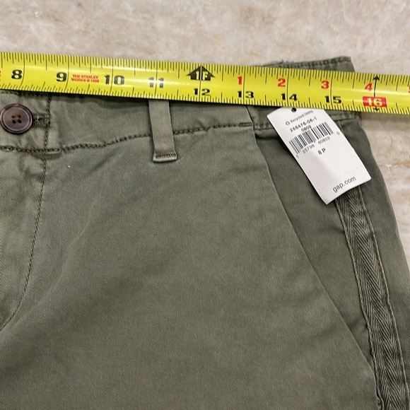 NEW GAP Girlfriend Chinos‎ | "Temporal" Olive Green | Petite 8 (8P) - Picture 7 of 11
